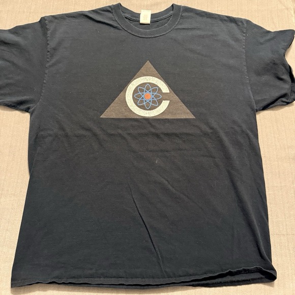 Gildan Other - Vintage Atomic Science Graphic T Shirt XL Black Gildan Physics Geek Tee